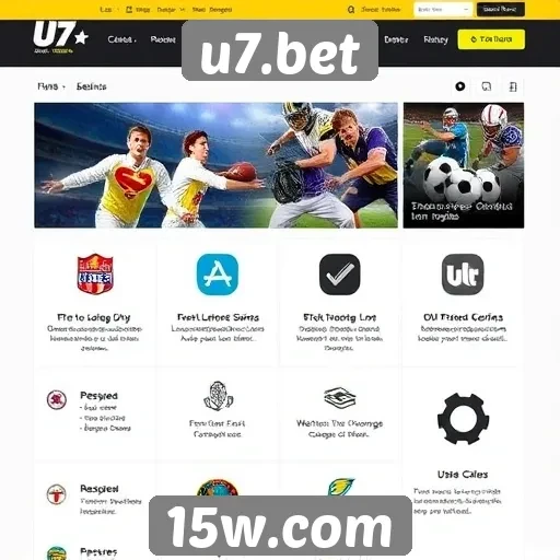 Características principais do site u7.bet