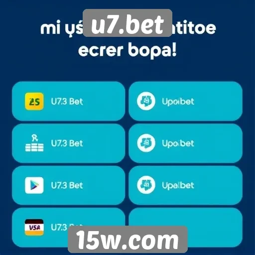 Métodos de pagamento aceitos em u7.bet