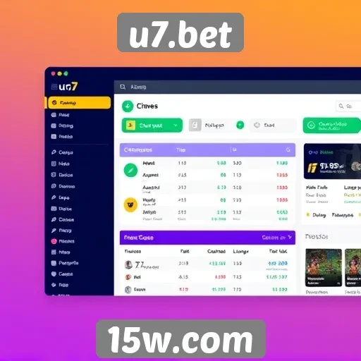 Mudanças recentes na interface do u7.bet