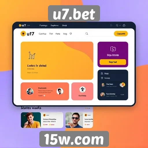 Interface do usuário do u7.bet é intuitiva e acessível